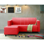 James Series Leather/Pet-Friendly Fabric 3 Seater Sofa With Ottoman In 10 Colours