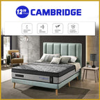 Honey Cambridge 12" Graphene Series 7-Zone Pocket Spring Anti-Static Mattress - All Sizes