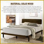 Kimmy Solid Wood Bed Frame Single, Super Single, Queen, King Size - w/ Mattress Option
