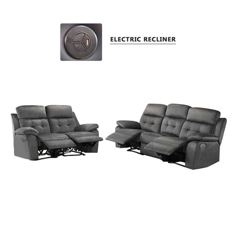 Image of Itzel 1/2/3-Seater PetFriendly Scratch-Resistant Sofa All Seat Manual/Electric Recliner
