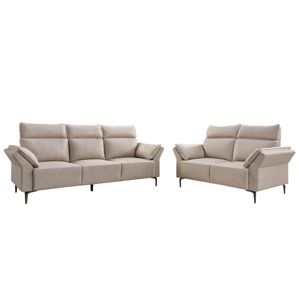 Shanni Series 2/3-Seater Sofa Pocket Spring in 47 Colour - w/ PetFriendly Fabric Option