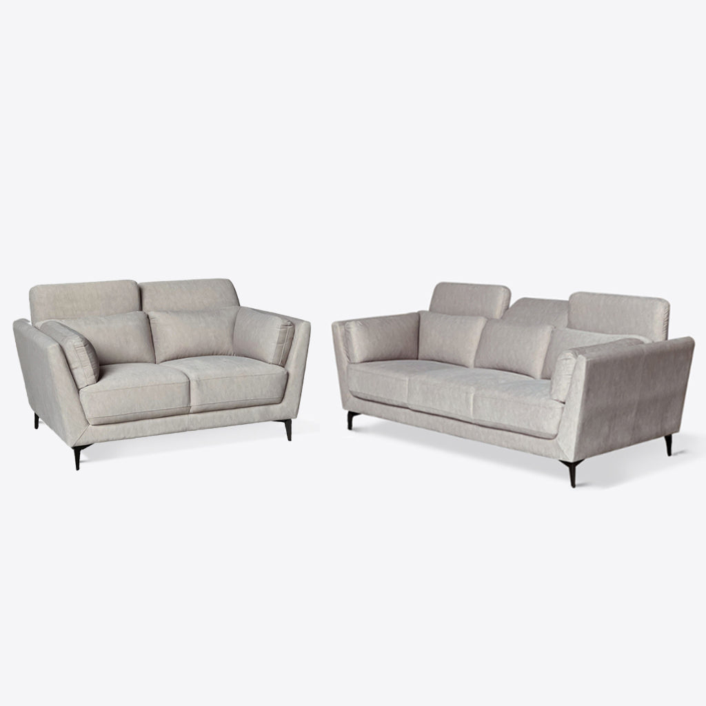 Daisy 2/3-Seater Sofa Adjustable Head-Rest High Density Foam w/ PetFriendly Options