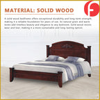 Cade Wooden Bedframe Solid Wood With Plywood Base Queen Size - w/ Mattress Option