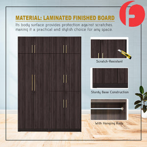 Islah Series Customizable Modular Wardrobe With Top 2-Door up to 8-Door in 6 Colours