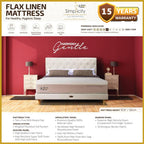 King Koil Simplicity GENTLE 12.6" Mattress Flax Linen Collection - w/ Pillow