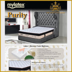 MyLatex PURITY 11" Mattress Natural Latex, Memory Foam, Nano Silver Cover - All Size
