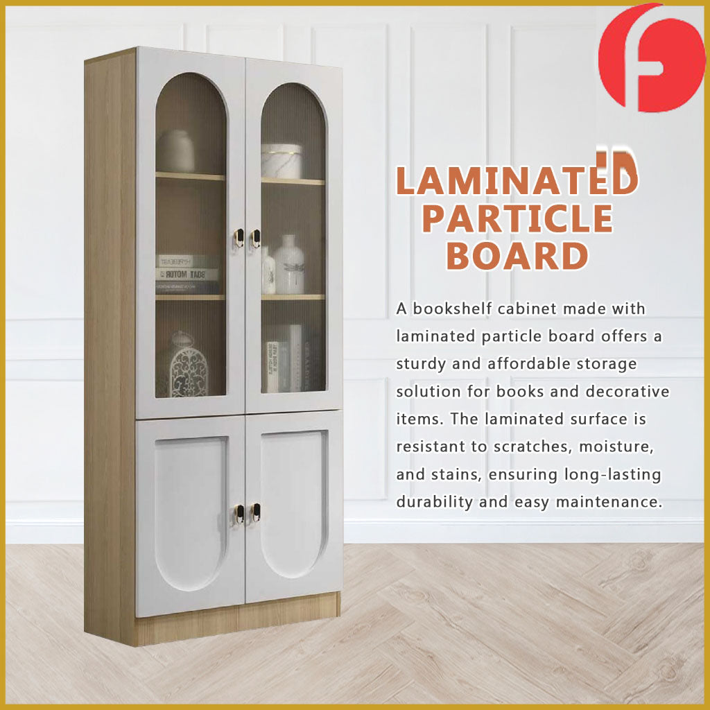 Gaia Series 1 Display Cabinet Book Shelves with Drawers in 3 Design