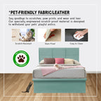 Emory 16" Depth Storage Bedframe w/ Mattress and PetFriendly Fabric Option - All Sizes