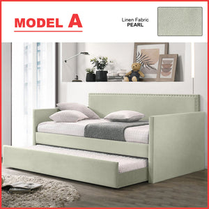 Kaelle Series Daybed with Trundle or Drawer - With Mattress Option