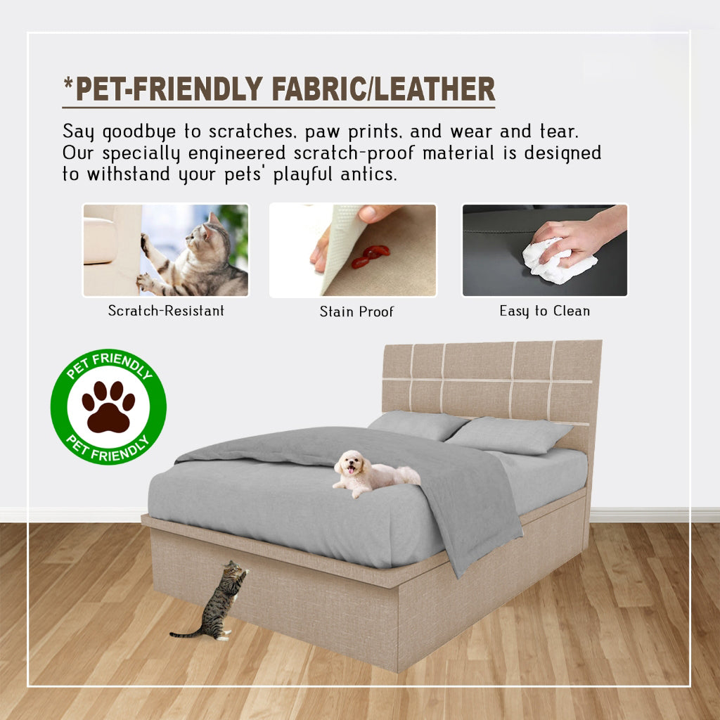 Felyx 16" Depth Storage Bedframe w/ Mattress and PetFriendly Option - All Sizes
