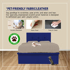 Hagen 16" Depth Storage Bedframe w/ Mattress PetFriendly Scratch Resistant Option - All Sizes