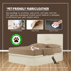 Layla 16" Depth Storage Bedframe w/ Mattress AddOn PetFriendly Fabric Option - All Sizes