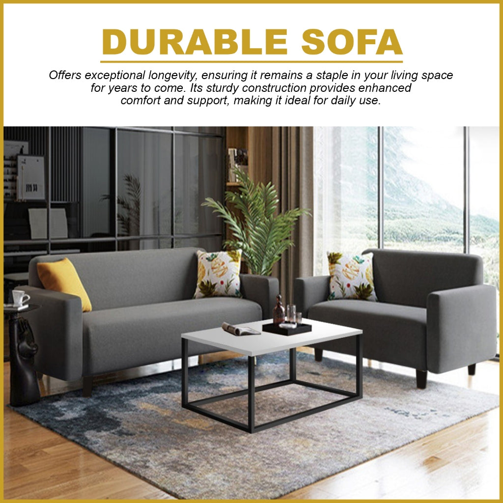 Heman 2-Seater/3-Seater Modern Sofa - w/ PetFriendly Scratchproof Option