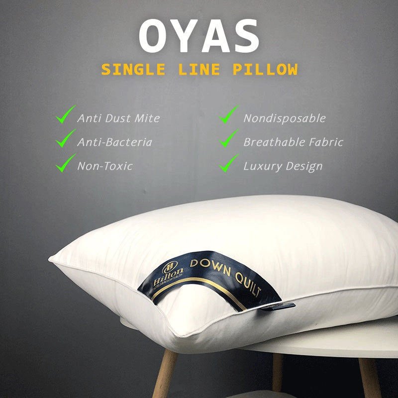 OYAS Single Line Pillow Hilton Hotel Grade 1000g