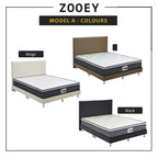 Zooey PetFriendly Scratch-Resistant Bed Frame with Mattress in 48 Colours - All Sizes