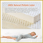 MyLatex VIENNA 10" Natural Pinhole Latex Mattress Orthopedic - All Sizes Available