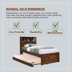 Maria Pull-Out Bed Single, Super Single Solid Rubberwood Bed Frame w/ Mattress Option
