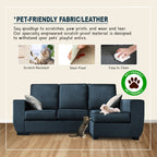 Perez Series Fabric/Leather / PetFriendly Fabric 1/2/3/ L-Shape Sofa