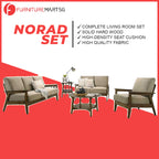 Norad 2+3 Seater Sofa Solid Wood Living Room Furnitures