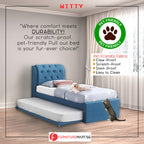 OrthoCoil Witty Single/Super Single Pull Out Bed Frame with Add on Mattress