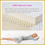 MyLatex SAKURA 2" Natural Latex Foldable Mattress Removable Silk Cover - All Sizes