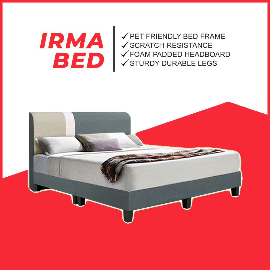 OrthoCoil Divan Bedframe Pet-Friendly Scratch-Resistant Fabric With Mattress Add-On Options - All Sizes Available