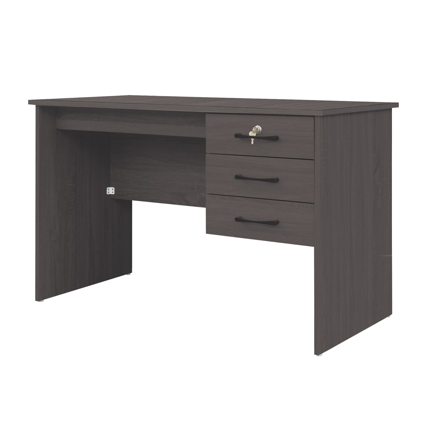 Derek Study Computer Office Table with Drawer w/ Lock in 4 Colours
