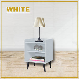 Arius Bedside Table Side Table in Fully Laminated Finish in 6 Colours