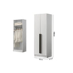 Jett  Series 2 2-Door Wardrobe Swing Door In White Colour