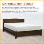 Izumi Wooden Bedframe Queen Size In 2 Colour with Mattress Option - MDF+Veneer Wood