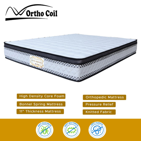 Image of Ortho Coil 11" Hotel Premier Bonnel Spring Mattress - All Sizes