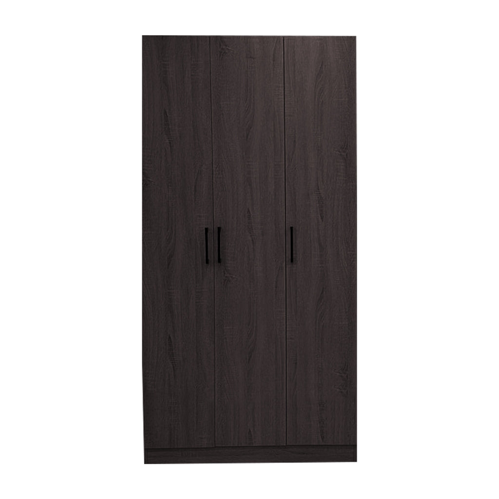 Percy Premium 3 Feet 3 Doors Wardrobe Laminated Back Panel - Free Install