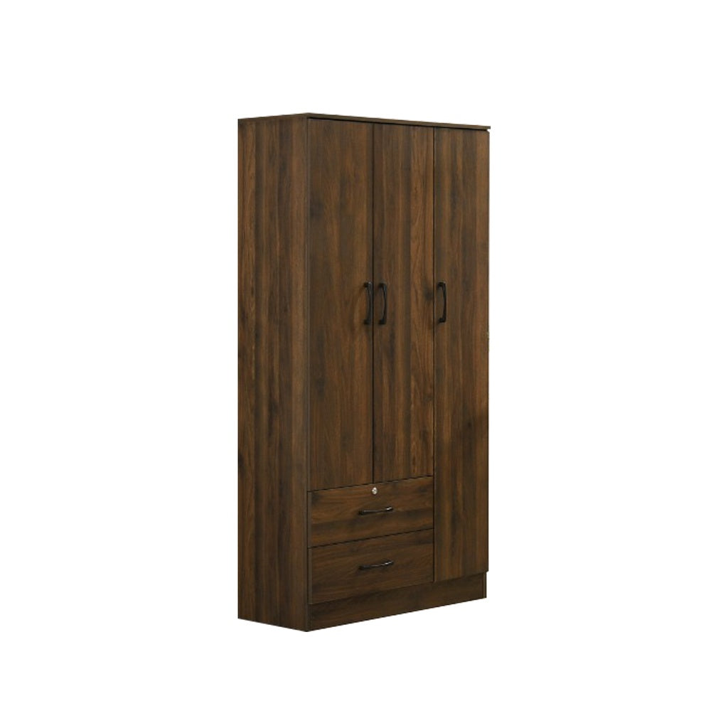 FREYA Series 3-Door Columbia Wardrobe
