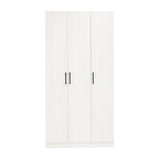 Percy Premium 3 Feet 3 Doors Wardrobe Laminated Back Panel - Free Install