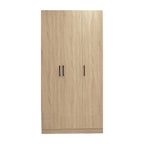 Percy Premium 3 Feet 3 Doors Wardrobe Laminated Back Panel - Free Install