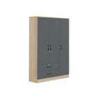 Florence Series 1/2/3/4/5 Doors Tall Wardrobe with Drawers and Top Cabinet in Natural