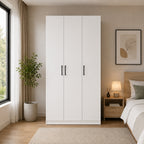 MIORI 2/3-Door Wooden Wardrobe Modern Clothes Cabinet with CARB-P2 Low Formaldehyde Board
