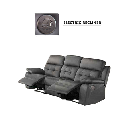 Image of Itzel 1/2/3-Seater PetFriendly Scratch-Resistant Sofa All Seat Manual/Electric Recliner