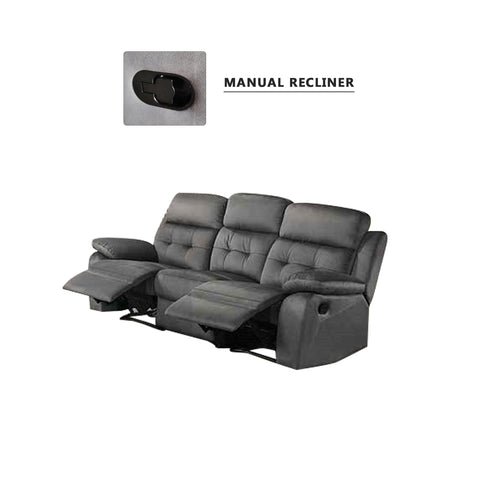 Image of Itzel 1/2/3-Seater PetFriendly Scratch-Resistant Sofa All Seat Manual/Electric Recliner