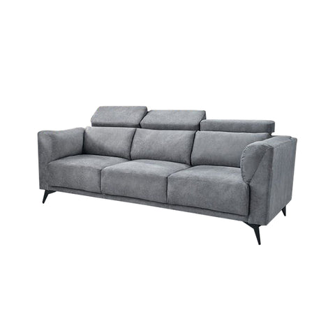 Image of Edriel 2/3-Seater L-Shaped Sofa Scratch-Proof Upholstered Pet-Friendly in 50 Colors