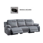 Zarzy 1/2/3-Seater Reclining Sofa Pocketed Spring Claw Resistant Pet-Friendly Fabric/Leather