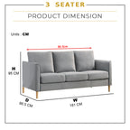 Helo Pet Friendly 1-Seater/2-Seater/3-Seater Sofa Set in 2 Colour Available