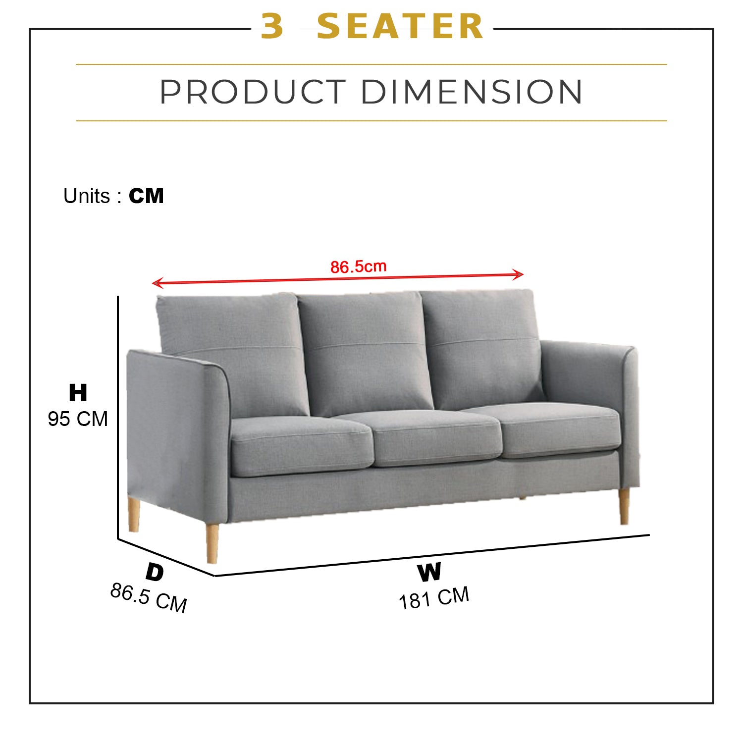 Helo Pet Friendly 1-Seater/2-Seater/3-Seater Sofa Set in 2 Colour Available