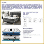 Honey Ice Sense 13" SensICE Series Bonnel Spring Cooling Fabric Mattress - All Sizes