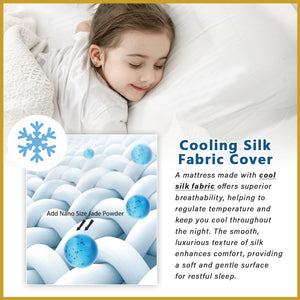Honey Latex Cool 11" Natural Latex Cooling Silk Mattress - All Sizes Available