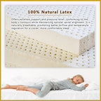 MyLatex PURITY 11" Mattress Natural Latex, Memory Foam, Nano Silver Cover - All Size