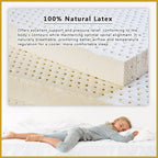 MyLatex Perfection BEAUTY 10.5" Mattress Natural Latex Nano SIlver Fabric - All Size