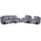 Zarzy 1/2/3-Seater Reclining Sofa Pocketed Spring Claw Resistant Pet-Friendly Fabric/Leather