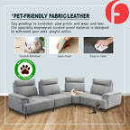 Carrey Series Pushback Corner Sofa Zigzag Spring in 47 Colour - w/ PetFriendly Fabric