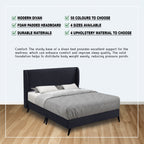 Ansel Divan Bed Frame with Mattress - PetFriendly Scratch Resistant Option / All Sizes